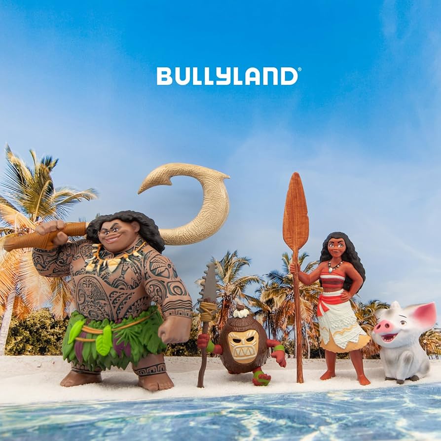ディズニー　ハワイ モアナ　マウイフィギュア Disney Moana2 DISNEY STORE Official Moana 2 Figure Set – 7 Fully Sculpted
